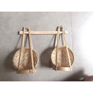 Đôi quang gánh size Mini bằng tre