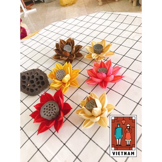 Hoa sen khô trang trí nội thất