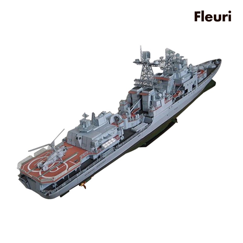 Mô hình tàu chiến Levchenko tỉ lệ 1 / 200 thời trang