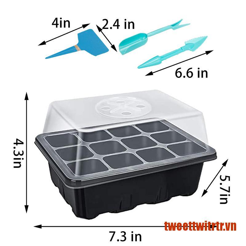 Khay Gieo Hạt 10 Ô (12 Ô) Độ Ẩm)