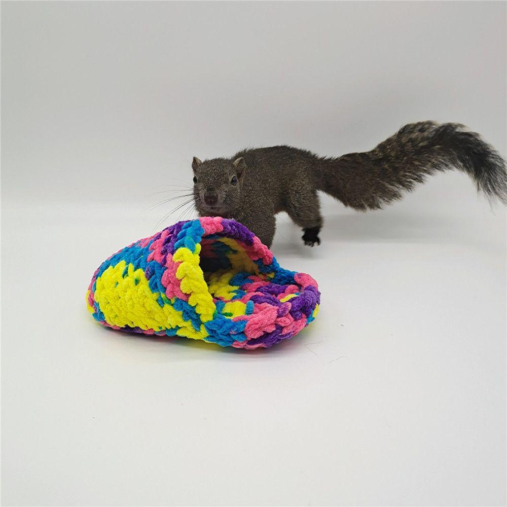 PISTA Ngôi Nhà Mini Nhiều Màu Sắc Dành Cho Chuột Hamster Thỏ Sóc Ngủ Trong Mùa Đông