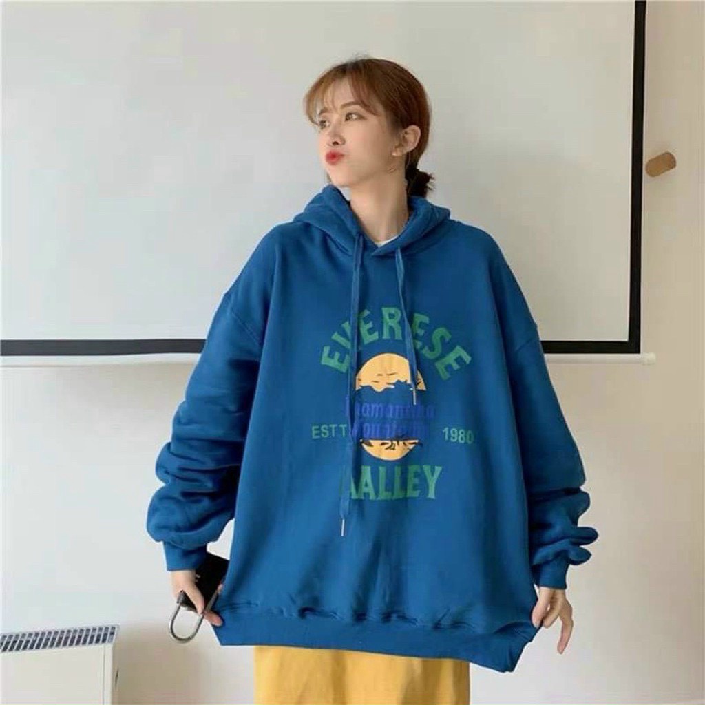Áo Khoác Hoodie Unisex Nam Nữ From Rộng Có Nón Chất Nỉ Ngoại Cực Bền tP  HHP