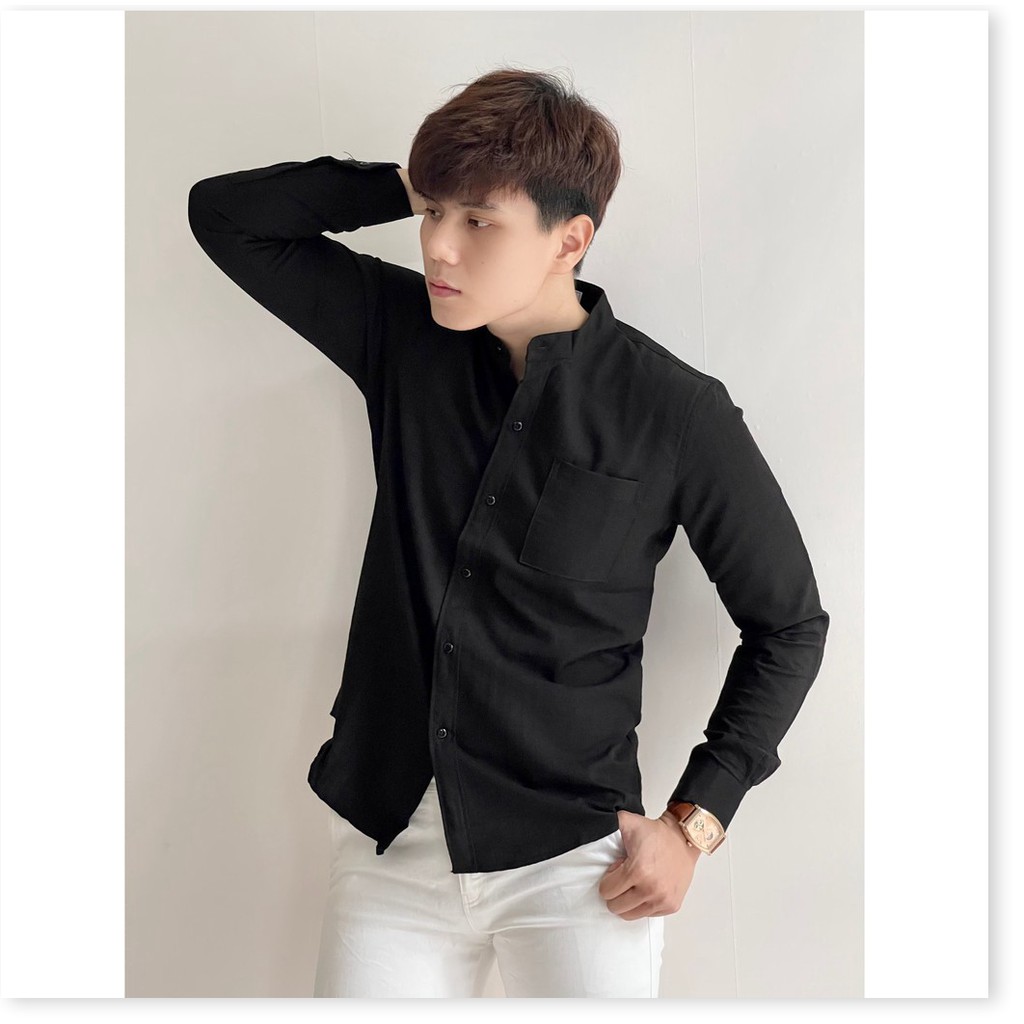 ÁO SƠ MI ĐŨI TAY DÀI,CO TÚI,HOA TIẾT TRƠN NHƯNG KHÔNG KÉM PHẦN SANG TRỌNG THỜI TRANG MỚI KME