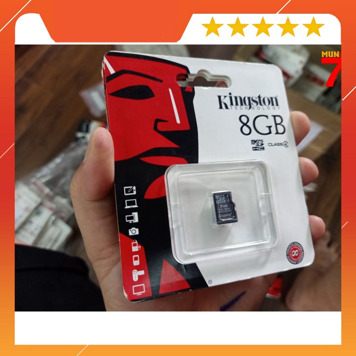 Thẻ Nhớ Kingston Micro SD 8GB Class 4 - SDC4/8GBSP