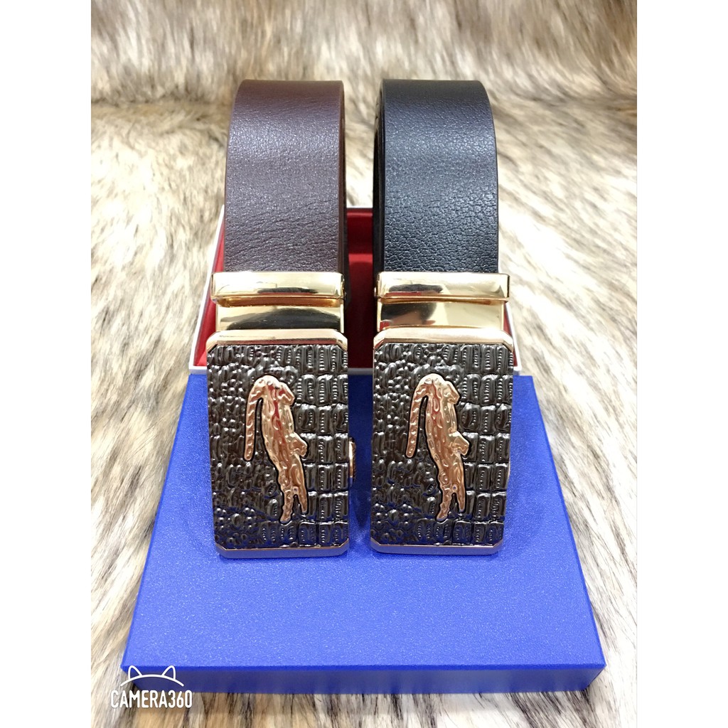 Thắt Lưng Dây Nịt Da Bò Mặt Khóa LC Cao Cấp