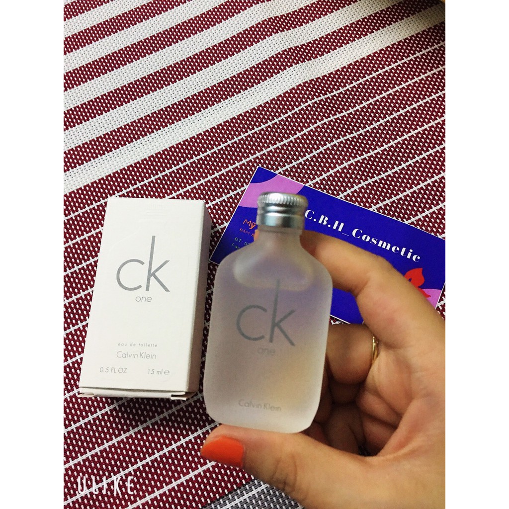 [Hàng sẵn] Nước hoa Calvin Klein CK One EDT mini 15ml