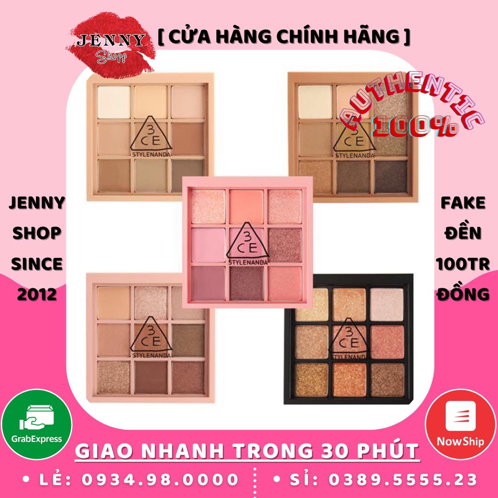 Bảng Phấn Mắt 9 Ô 3CE Multi Eye Color Palette