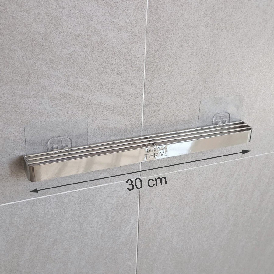 Kệ để dao dán tường giá cài dao 3 ngăn kệ treo dao nhà bếp inox 304