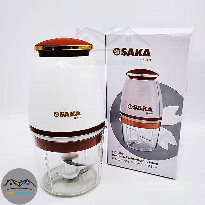 Máy Xay Cầm Tay Mini Đa Năng Osaka Japan, Model 2022, Công Suất 350W, Dùng Xay Thịt, Hoa Quả, Rau Củ