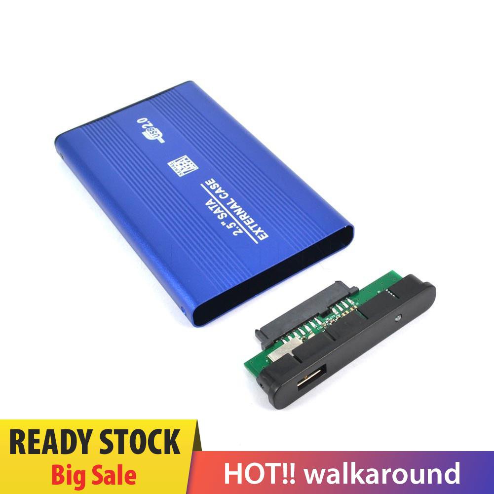 Hộp Đựng Ổ Cứng Ngoài 2.5 Inch Usb 2.0 Sata Bằng Hợp Kim Nhôm Ốp