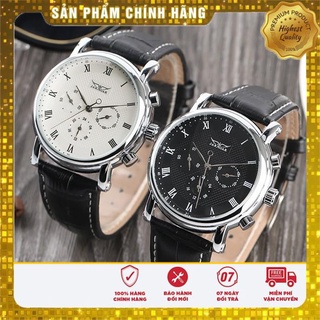 Đồng hồ cơ Classical JARAGAR mặt tròn 6 kim full lịch