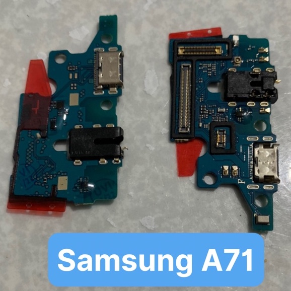Cụm đuôi sạc, bo sạc, chân sạc, micro Samsung A71 zin hãng