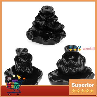 Thác khói trầm hương chảy ngược hình nón bằng gốm Trang trí nội thất