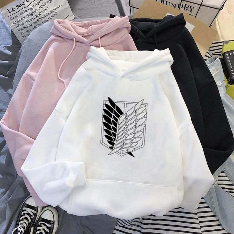 Áo Hoodie Dài Tay In Hình Attack On Titan Unisex | BigBuy360 - bigbuy360.vn