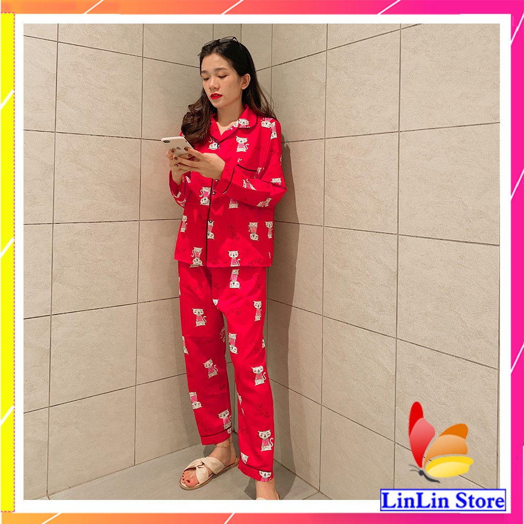 [RẺ VÔ ĐỊCH] Pizama tay dài quần dài(Đồ ngủ pijama dễ thương) | BigBuy360 - bigbuy360.vn