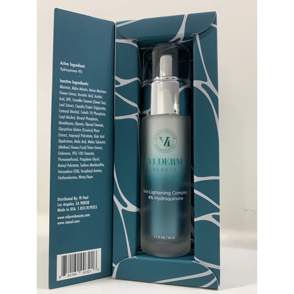 VI Derm 4% Hydroquinone Kem giúp loại bỏ nám, sáng da Skin Lightening Complex