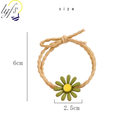 Dây buộc tóc hình hoa cúc 5 màu phong cách Hàn Quốc dễ thương cho nữ