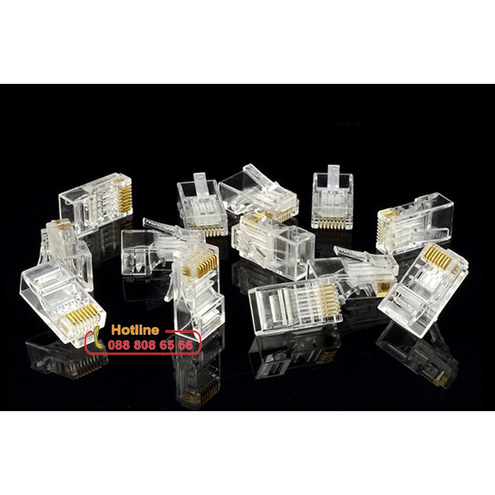 Đầu bấm mạng RJ45 Túi 100C