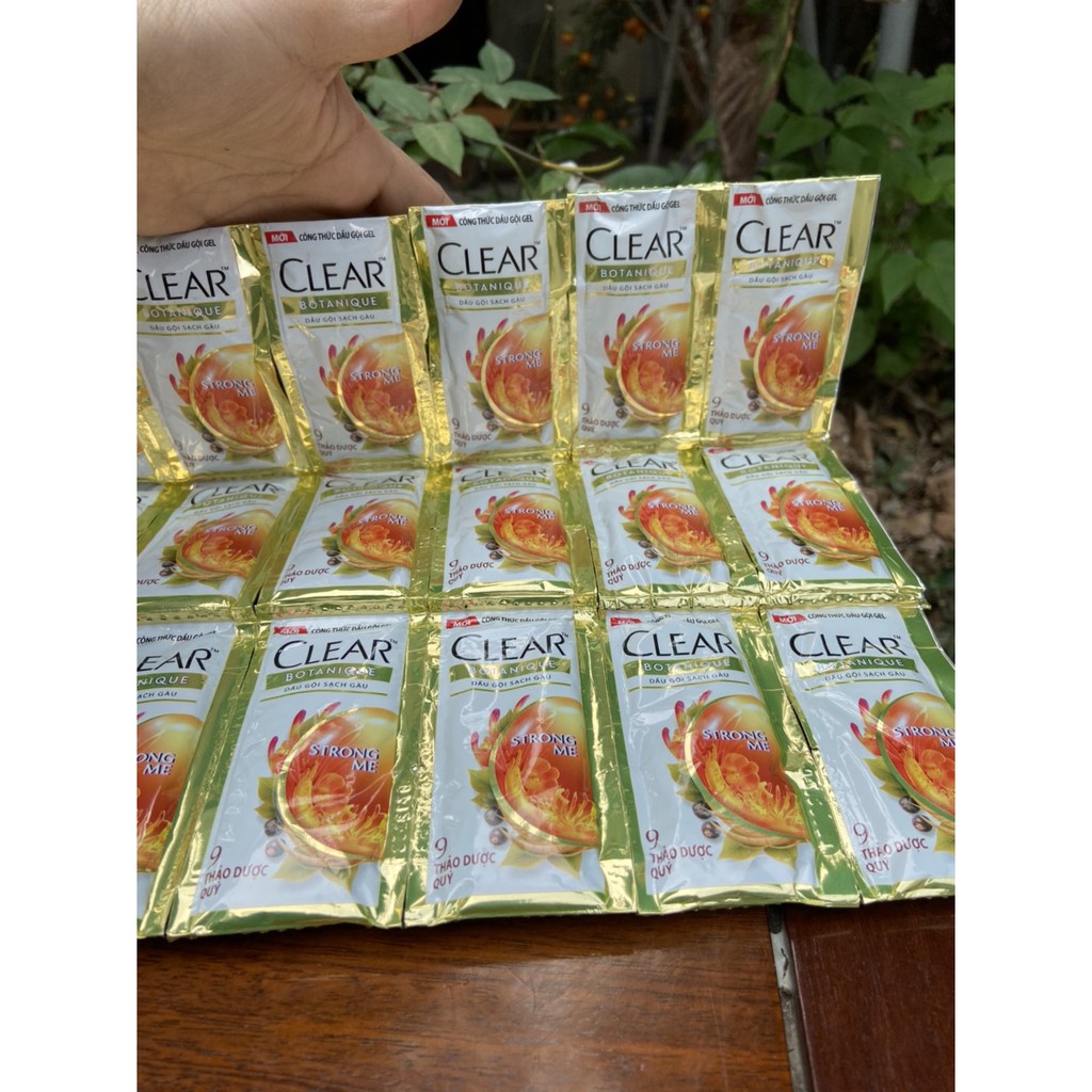 DÂY DẦU GỘI CLEAR THẢO DƯỢC 12 gói 6 g