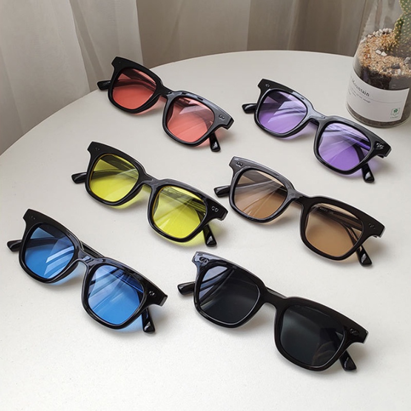 Mắt Kính Unisex Hot Trend Thời Trang Gọng Kính Mát Nam Nữ Nhiều Màu Phong Cách