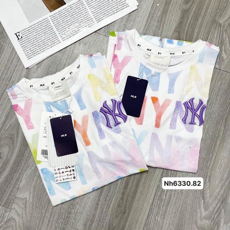 Áo thun MLB 7 màu phông cotton 100% cổ tròn, tay ngắn, mềm mịn , thấm mồ hôi tốt.