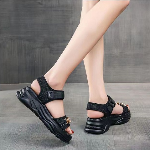 Giày Sandal Đế Dày 3cm-5cm - 5cm Chống Trượt Thời Trang Mùa Hè 2022 Cho Nữ