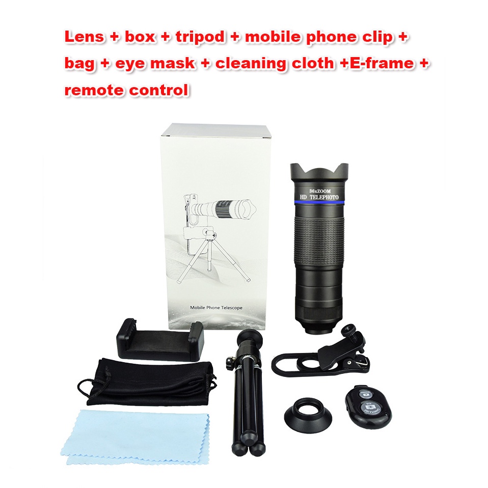 Ống Kính Chụp Ảnh 18 Lần/Camera/Điện Thoại Di Động/HD/15x/18x/36x/Android
