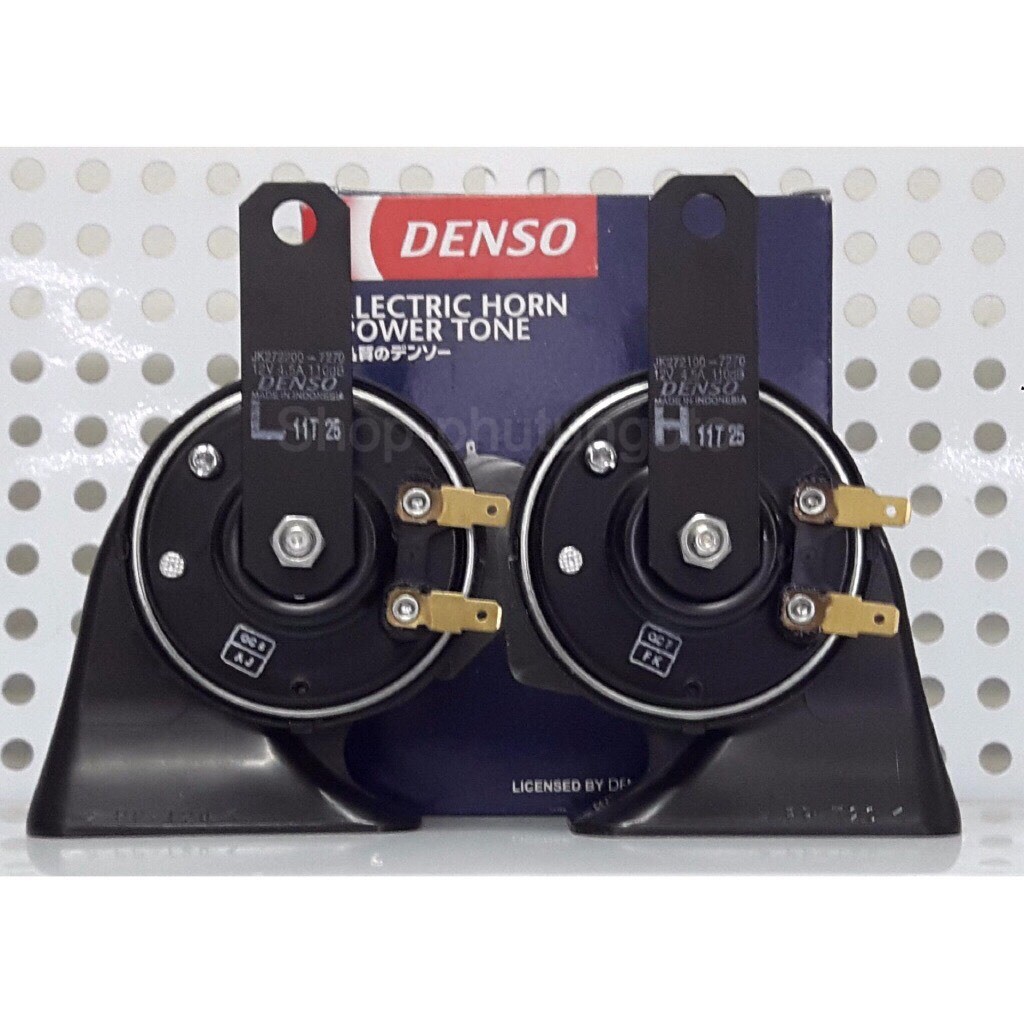 Còi sên 2 giắc Denso- Kèn sên Denso chính hãng