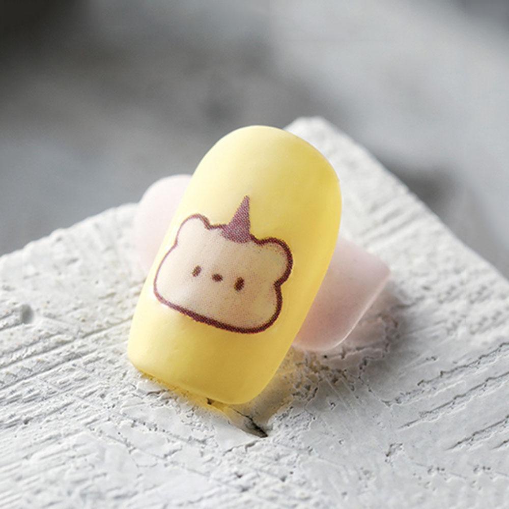 QQMALL Miếng Dán Trang Trí Móng Tay Hình Đám Mây Hoạt Hình DIY