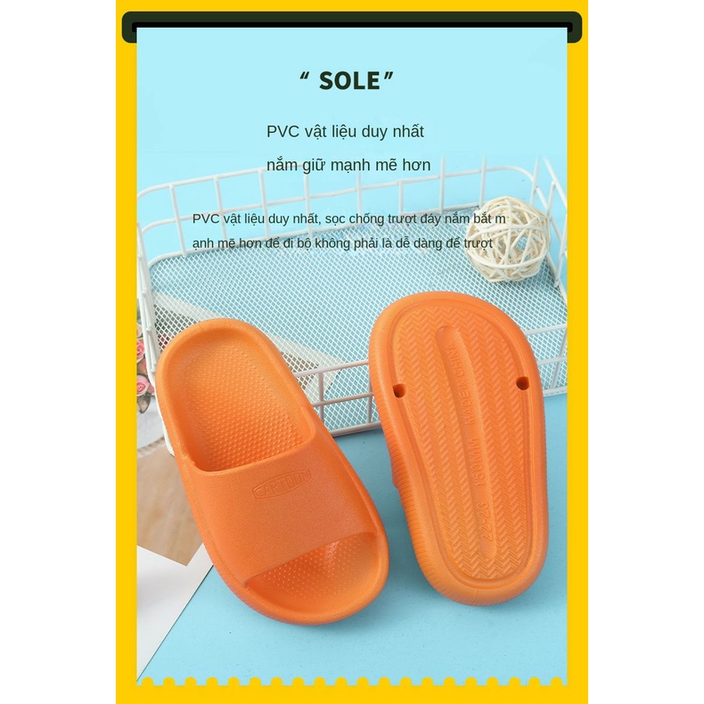 Dép sục cho bé trai bé gái họa tiết hoạt hình đáng yêu siêu nhẹ chống trơn trượt dép trẻ em 1-10 tuổi Thời trang Dép lê