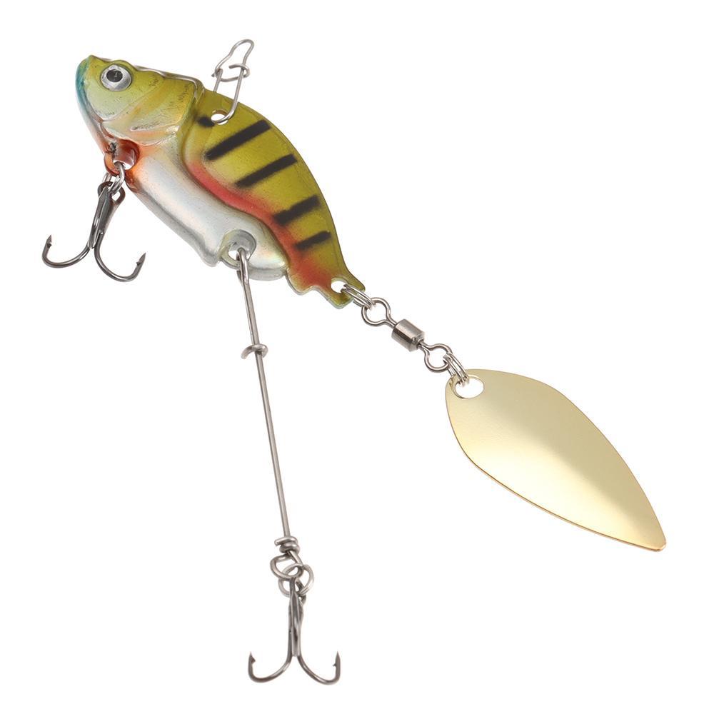 MUVAKO Mồi Câu Cá Nhân Tạo Bằng Kim Loại Có Móc Tiện Dụng