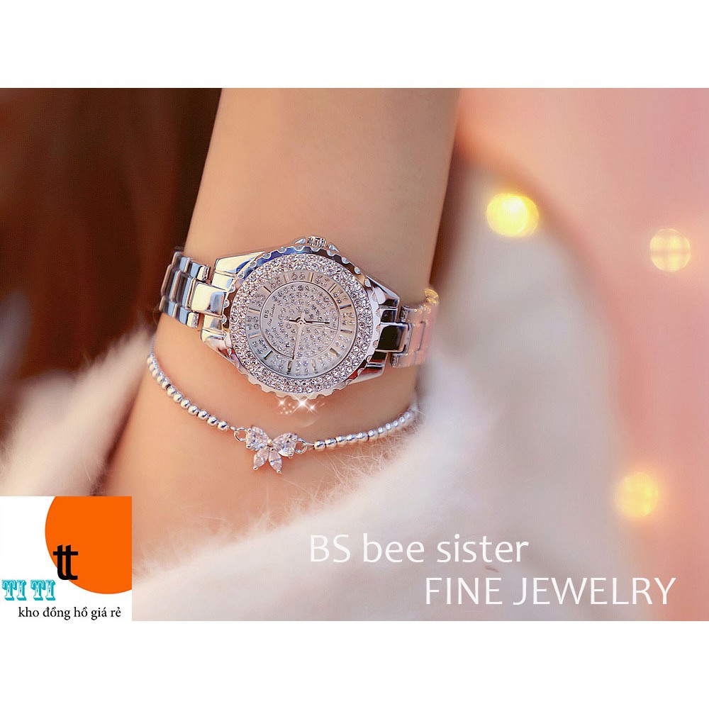 Đồng hồ nữ Bee Sister 0280 dây kim loại size 32mm