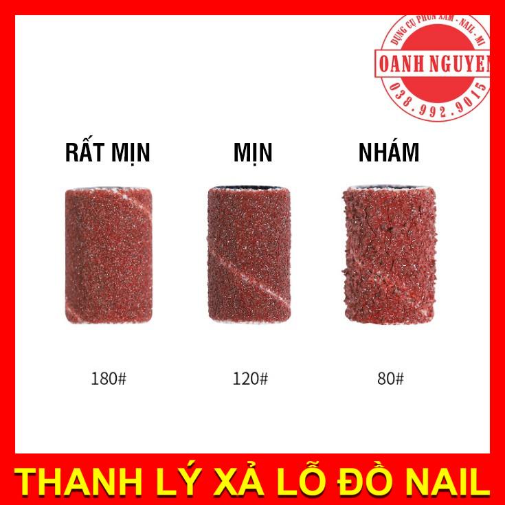 Nhẫn giấy ráp lắp máy mài móng (100 nhẫn/túi)