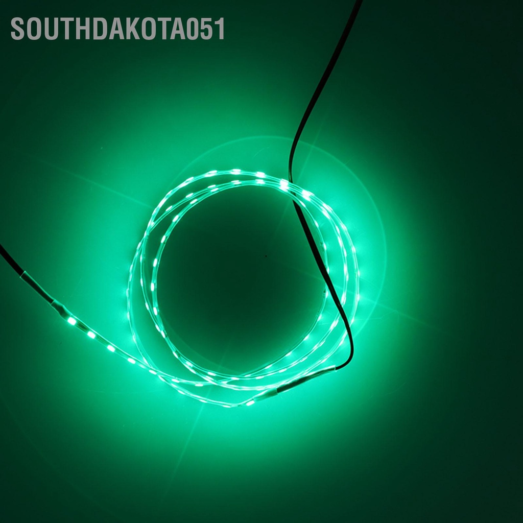 Southdakota051 90cm LED Strip 90 Lamp Chips Decorative Ambient Lighting 12V Universal for Car Motorcycle