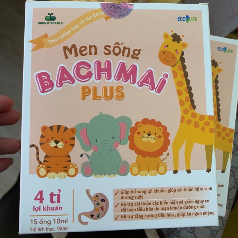 (Giá sỉ) Men sống bạch mai Plus (Date mới nhất)