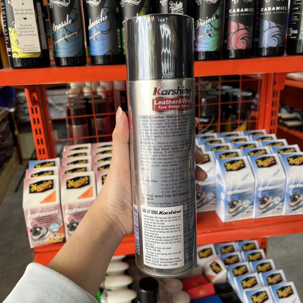 Dầu Xịt Đánh Bóng Da , Gỗ Karshine 500ML