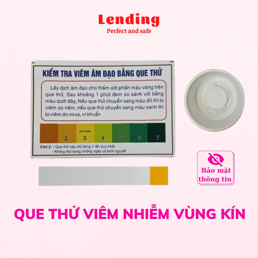 Que thử viêm nhiễm phụ khoa, que test thử viêm âm đạo, test nhanh nhiễm nấm ngứa vùng kín phụ nữ