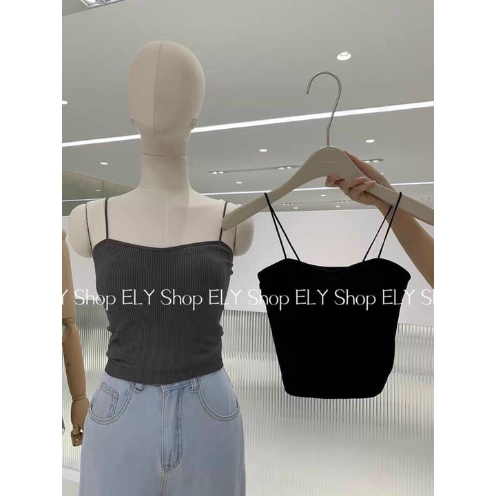 Áo 2 dây tăm có đệm ngực - Hàng đẹp chuẩn