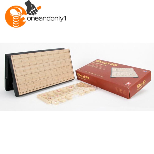 Bộ Bàn Cờ Nhật Bản Shogi 25 * 25 * 2cm Có Nam Châm Gấp Gọn Tiện Dụng