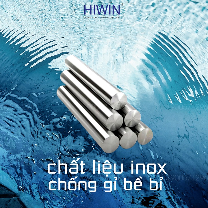 Ống thải chữ P, cổ P inox ngăn mùi hôi HIWIN