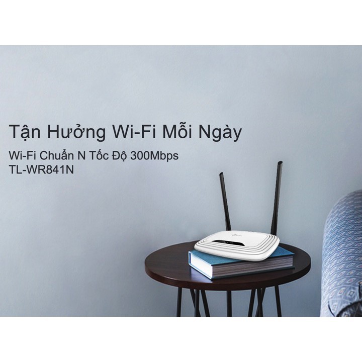 Router WiFi Chuẩn N Tốc Độ 300Mbps TP-Link TL-WR841N - Hàng Chính Hãng