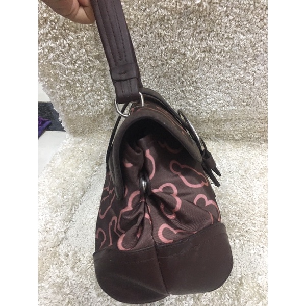 Túi si y hình dù phối da mới cao