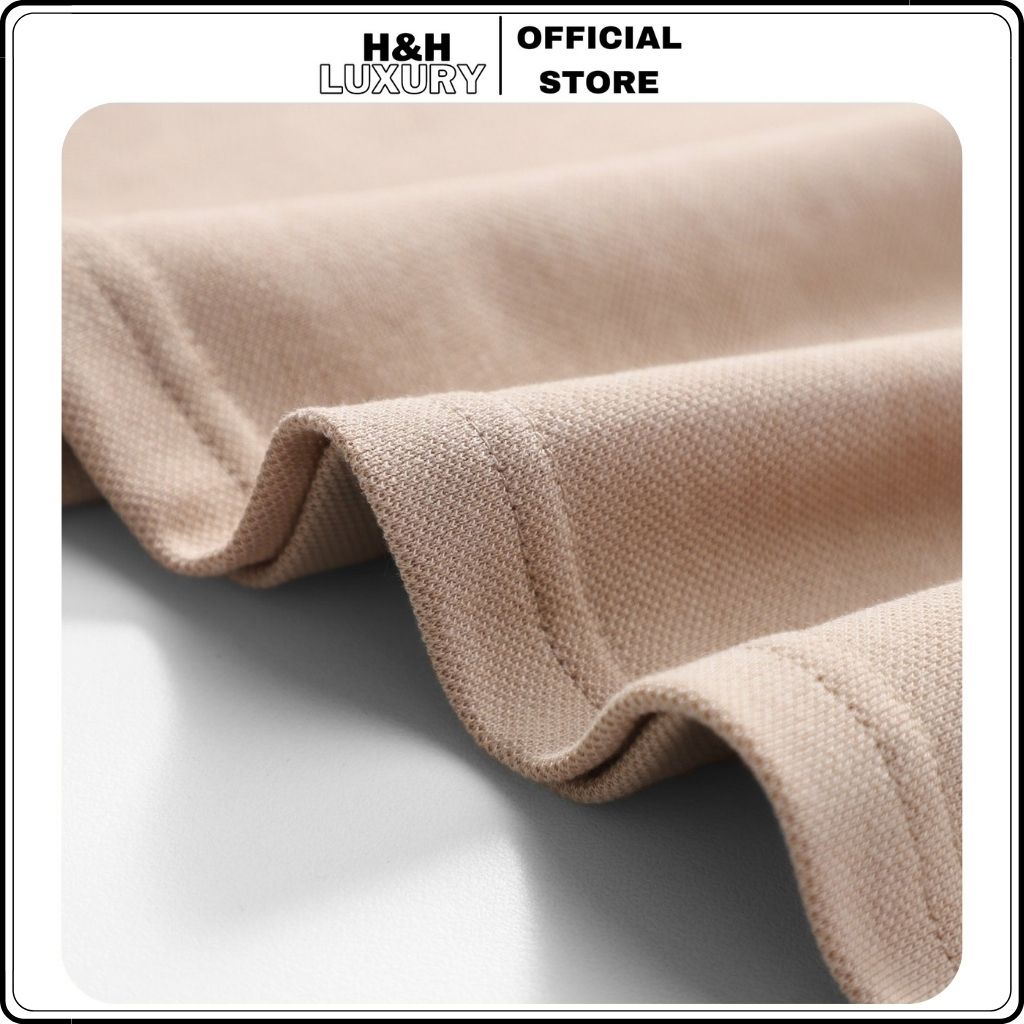 Áo phông nam có cổ, áo thun nam cao cấp la cốt cổ bẻ xuất dư xịn - H&H LUXURY