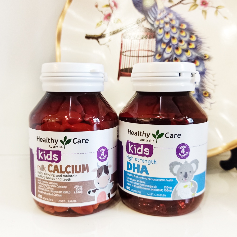 Canxi Milk Calcium + DHA Healthycare bổ sung canxi và DHA cho bé