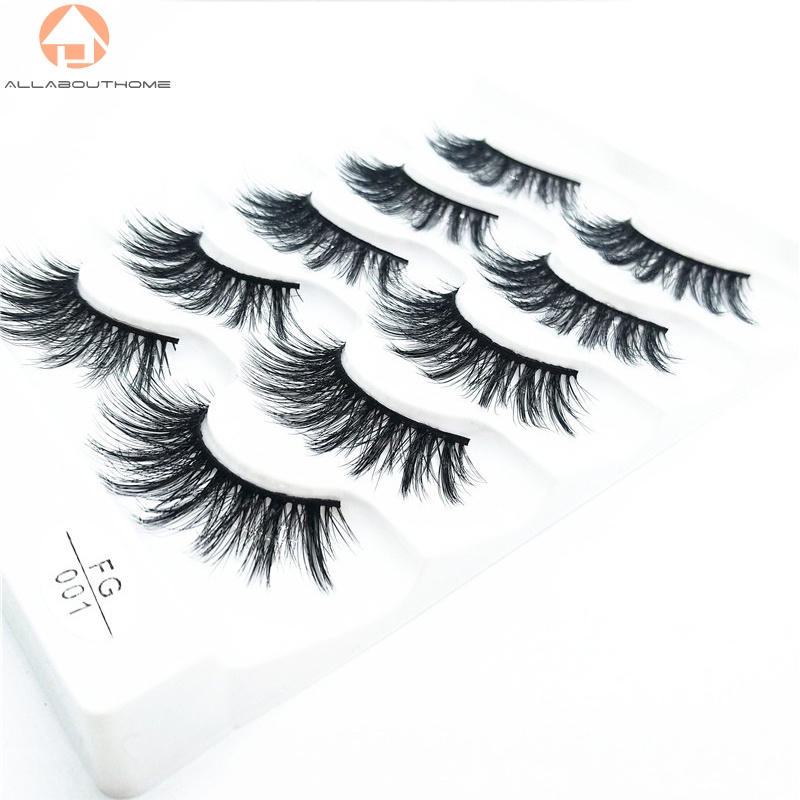 5 Cặp lông mi giả 3D mềm mại có thể tái sử dụng
 | BigBuy360 - bigbuy360.vn