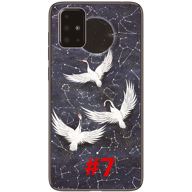 Ốp điện thoại TPU mềm hoạ tiết hành tinh hoạt hình dành cho Samsung Galaxy A71/A51/A41/A31/A2 | BigBuy360 - bigbuy360.vn