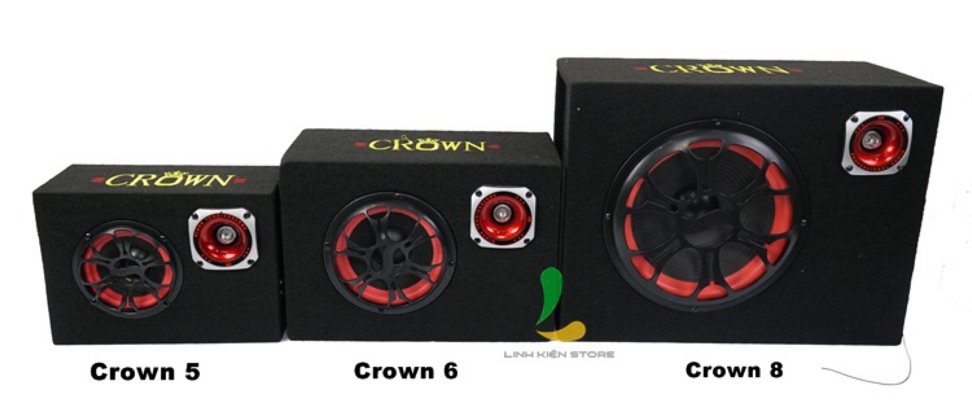 Loa Crown Vuông 8 bluetooth tích hợp