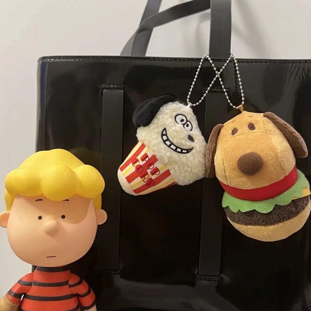 LANFY Móc Khóa Hình Chú Chó Snoopy Hoạt Hình Xinh Xắn