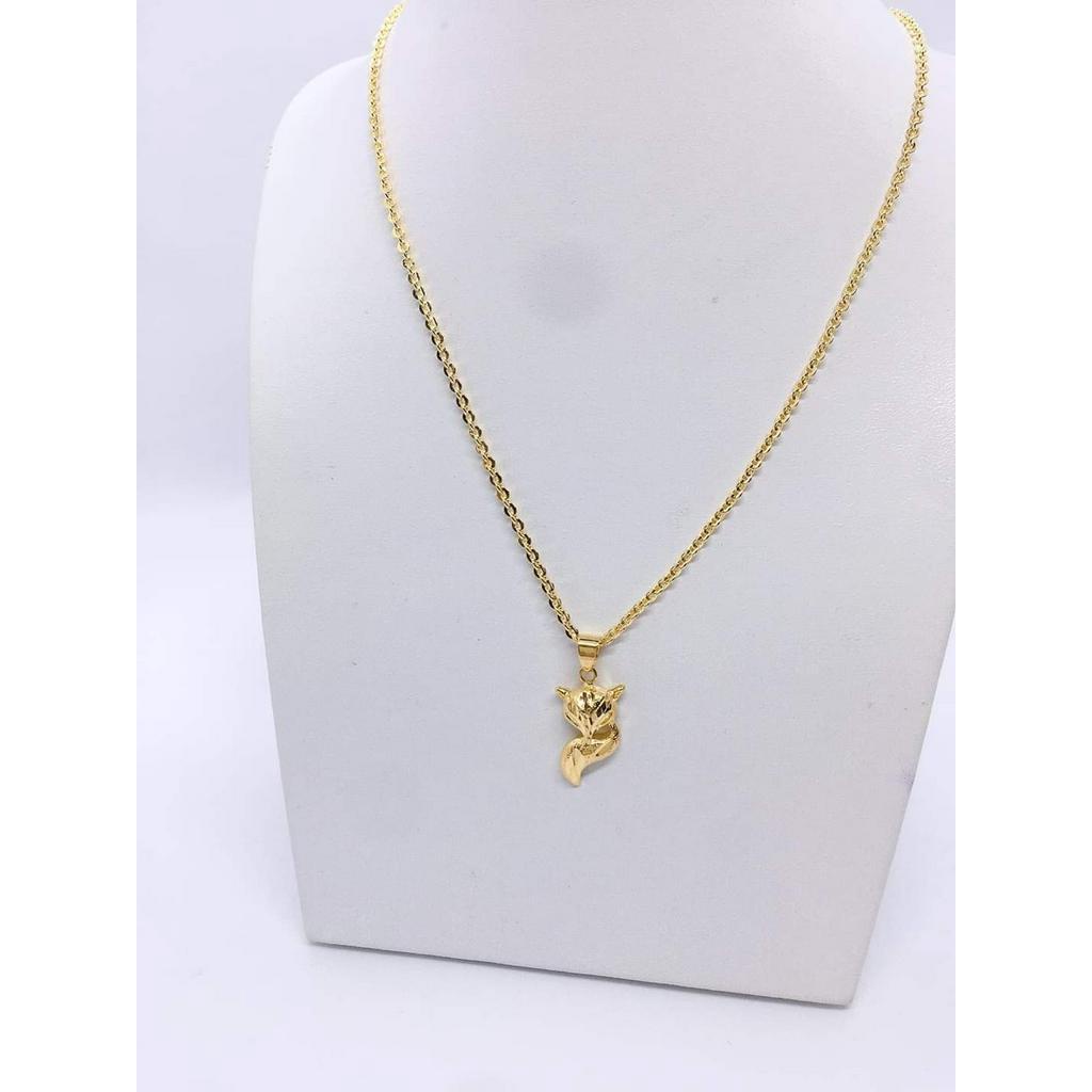 Dây chuyền trang sức mạ vàng non 10k