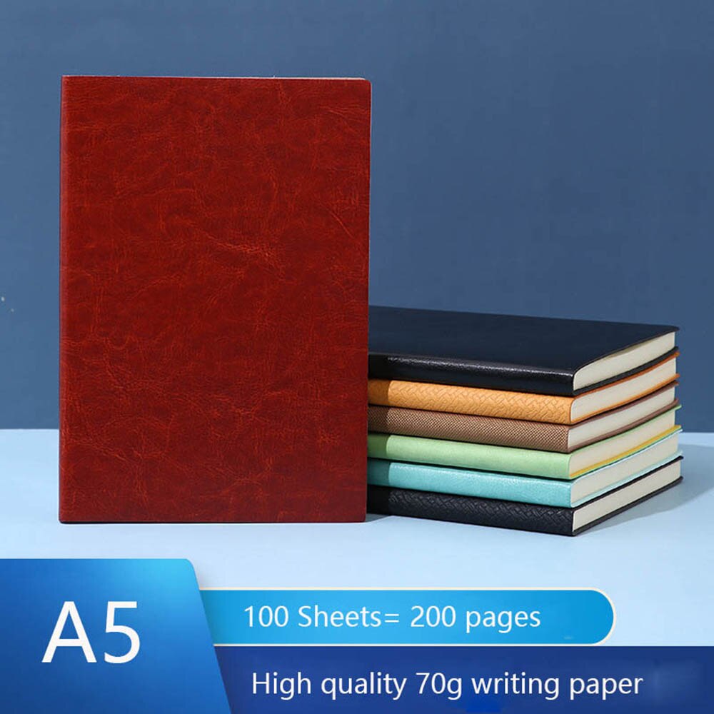 Sổ Ghi Chép 100 Tờ Khổ A5 Bìa Da Sang Trọng